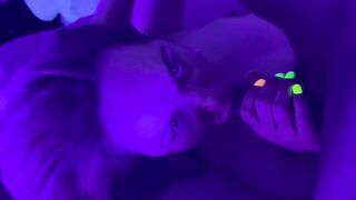 Black Cock Bull erupts his Load of cum on Hotwife’s Face; Tell Daddy what a Good Girl I Am