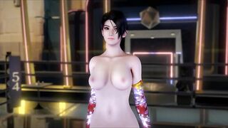 3D sexy cosplay slut stripper naked her big boobs dance for you
