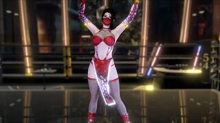 3D sexy cosplay slut stripper naked her big boobs dance for you
