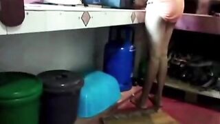 Little Fun with my hot wife while she cooking