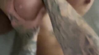 Tight blonde gets creampied