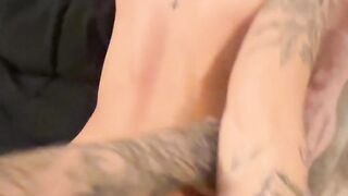 Tight blonde gets creampied
