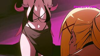 Two Horny Babes Play With New Dildo In Ass ( Hentai Uncensored )