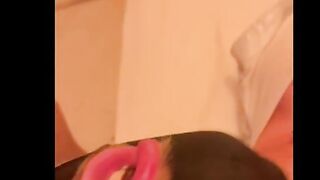 POV - Dominant Femdom wife Mistress X takes her slave husbands pegging virginity