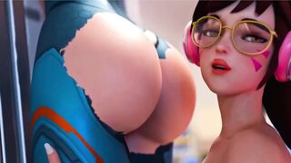 Hardcore Pussy Eating for My Lesbian Girlfriend - 3D Sex Anime
