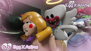 Poppy Playtime hentai - Miss Delight Classroom vs huggy wuggy