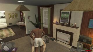 GTA 5 Hentai: Franklin Fucked His Step-Sister and She Sucked His Cum Dry Erotic Scene