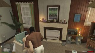 GTA 5 Hentai: Franklin Fucked His Step-Sister and She Sucked His Cum Dry Erotic Scene