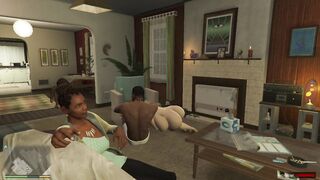 GTA 5 Hentai: Franklin Fucked His Step-Sister and She Sucked His Cum Dry Erotic Scene