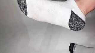 Foot Oil Massage in Ankle Socks