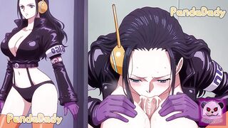 One Piece Hentai - Nico Robin Egghead suit Big Tits