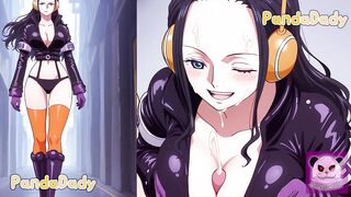 One Piece Hentai - Nico Robin Egghead suit Big Tits