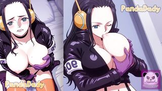 One Piece Hentai - Nico Robin Egghead suit Big Tits