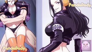 One Piece Hentai - Nico Robin Egghead suit Big Tits