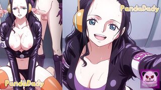 One Piece Hentai - Nico Robin Egghead suit Big Tits