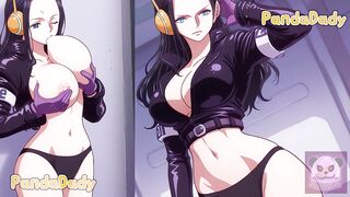 One Piece Hentai - Nico Robin Egghead suit Big Tits
