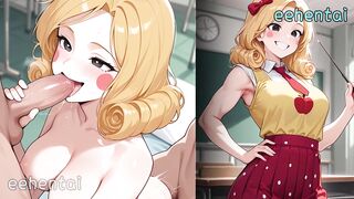 Poppy Playtime Hentai - Miss Delight Classroom Big Tits Hentai by eehentai