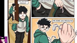Okarun and Aira fight over some panties and end up fucking - Dandadan Hentai