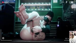 Emma and Sue Deepthroat Race, Tight Bald Pussy D!va Masturbates Ion the Street