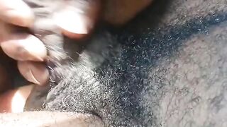 GORILLA PUNCHER WANTED HIS FREAKY BABY TO PULL BACK ON BIG BALLS WHILE HE STROKES DADDY FAT DICK!!!!