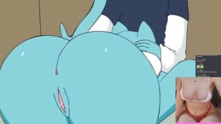 Reacting to Nicole Shopping Trip | The Amazing World of Gumball Hentai