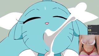 Reacting to Nicole Shopping Trip | The Amazing World of Gumball Hentai