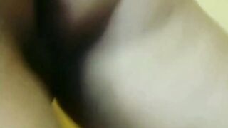MILF Slut Touching Herself Showing Tits and Ass for Her Lover Bull Black Cock