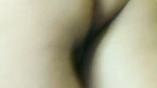 MILF Slut Touching Herself Showing Tits and Ass for Her Lover Bull Black Cock