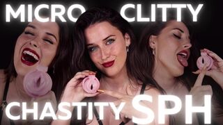 Sophia Truee Locks Micro-Dicks in Chastity FEMDOM HUMILIATION
