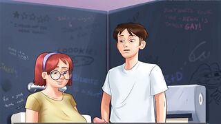 Summertime Saga Reworked - 5 in the College Toilets by Misskitty2k