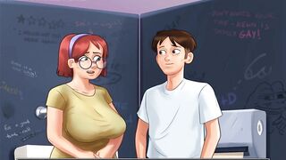 Summertime Saga Reworked - 5 in the College Toilets by Misskitty2k