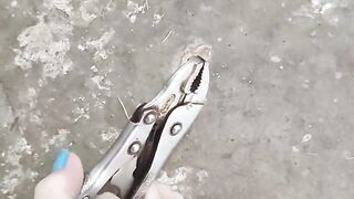 Love playing with power tools with my feet