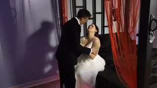 Wedding Night in a BDSM Room.