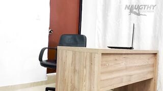 I masturbate in the office while I wait for my new patient