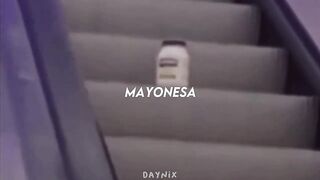 Mayonesa subiendo la escalera