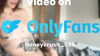BEARLY LEGAL tattooed Highschooler explores herself for FIRST TIME - Cum Extreme