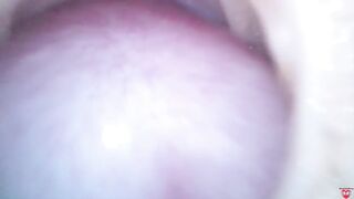 Internal camera. Creampie your pussy