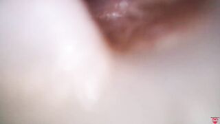 Internal camera. Creampie your pussy
