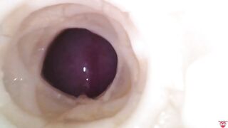 Internal camera. Creampie your pussy