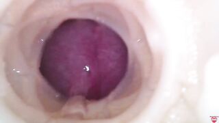Internal camera. Creampie your pussy