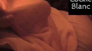 POV I wake up in the middle of night with big cock hard and I jerk it off till I cum all over the
