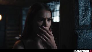 Lesbian Wife Turn Into Trans Shemale Sex Demon - Coco Bae Grows Futa Cock and Fucks Matty Mila