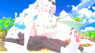 Hot Futa NTR at the beach