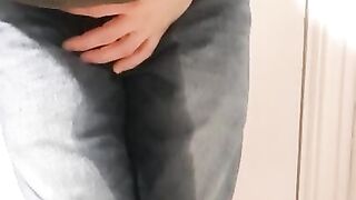 Wetting my already wet pants