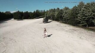 Pretty fashionista seduces while masturbating her clit